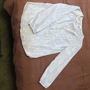 Old Navy light denim blue blouse